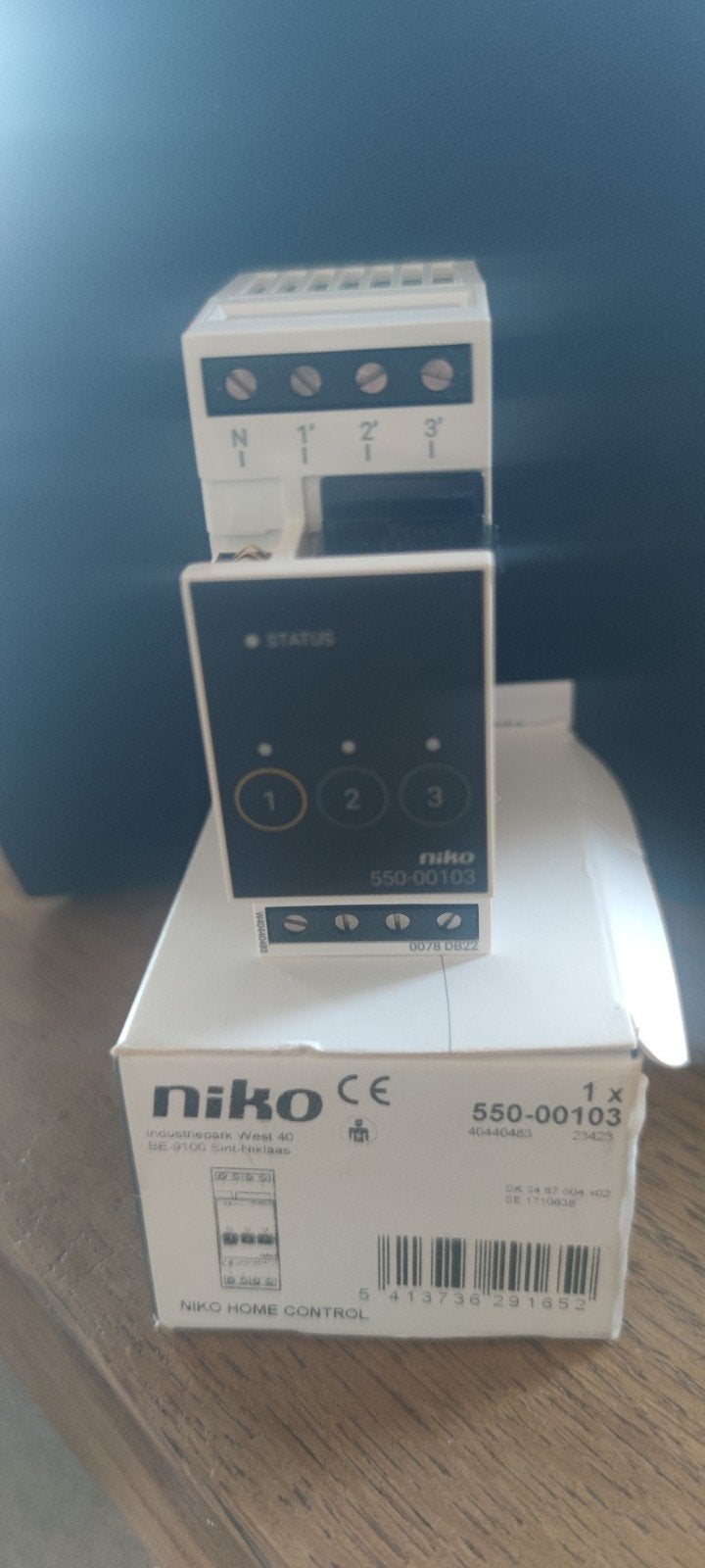 Module domotique Niko, Ophalen, Nieuw