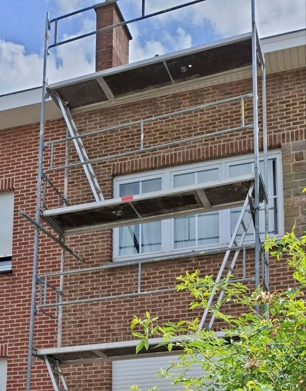 echaffaudage fer en etat, Bricolage & Construction, Échafaudages, Utilisé, Échafaudage fixe ou roulant, 5 mètres de hauteur ou plus