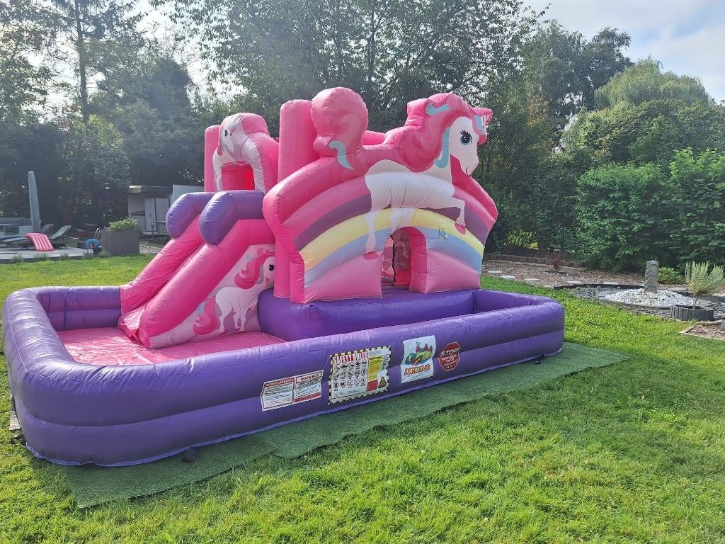 Château gonflable à eau Unicorn, Enlèvement, Comme neuf, Article de fête