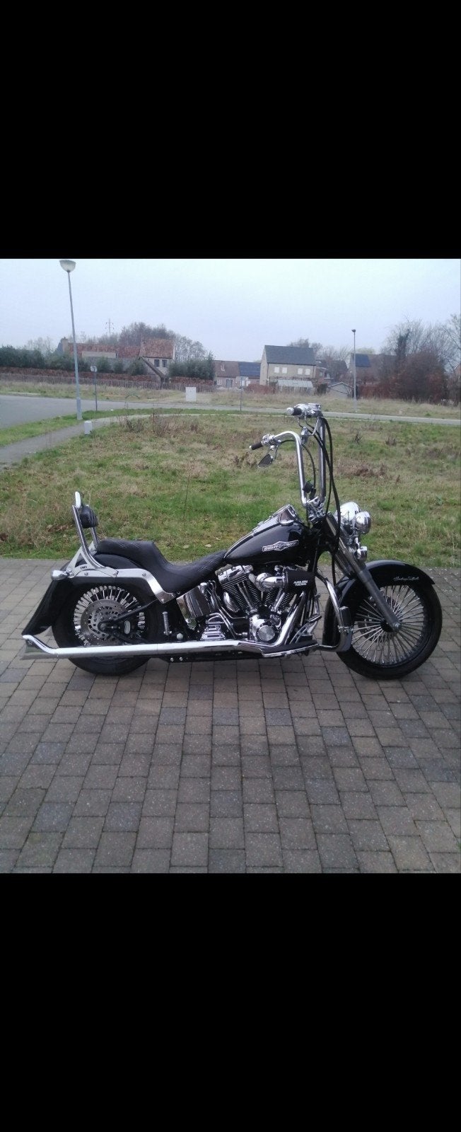 Harley heritage classic chicano, 2 cilinders, Chopper, Particulier, LED Verlichting