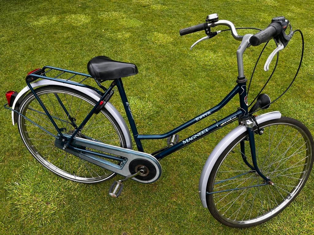 Damesfiets Magneet, Fietsen en Brommers, Ophalen, Gebruikt, Trommelrem, Versnellingen