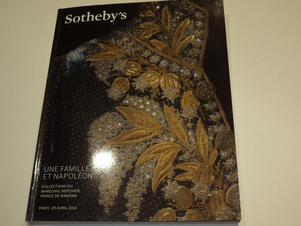 Une Famille et Napoléon catalogue Sotheby's Prince de Wagram, Enlèvement ou Envoi