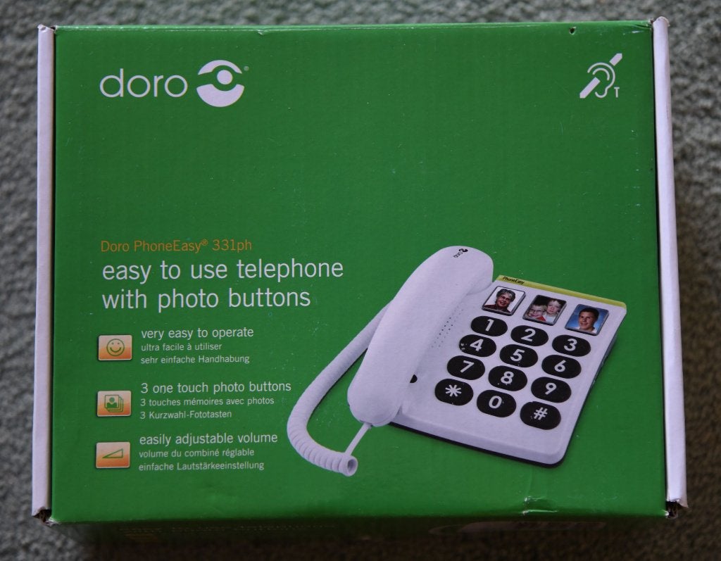Doro PhoneEasy 331ph Seniorentelefoon met Fototoetsen, Telecommunicatie, Ophalen, Zo goed als nieuw