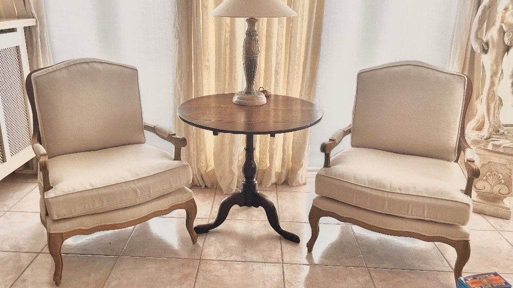 Te koop 2 fauteuils van het merk Flamant, Bois, Comme neuf, Enlèvement, 50 à 75 cm