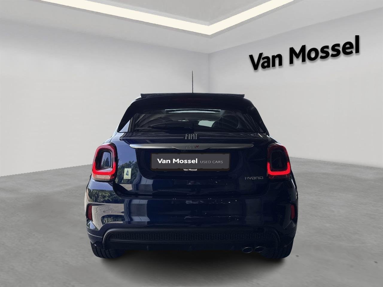 Fiat 500X 1.5 Hybrid 130 DCT7 Yacht Club Capri, Auto's, Fiat, Stof, Gebruikt, 4 cilinders, Blauw
