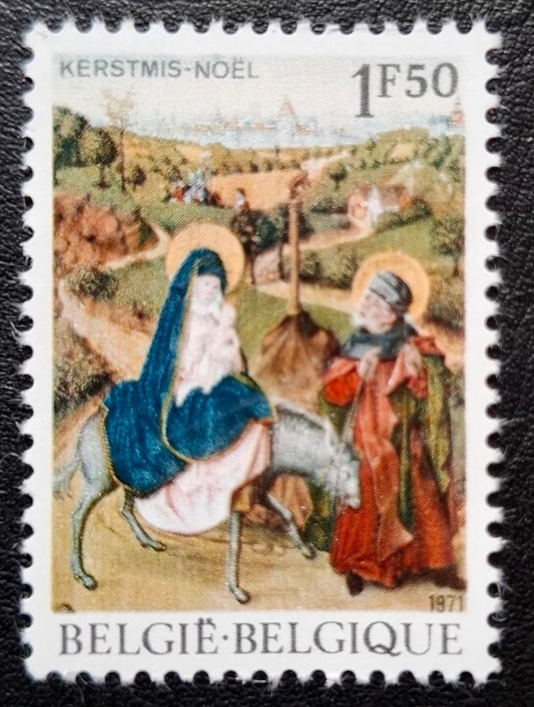 België: OBP 1608 ** Kerstmis 1971., Kerst, Frankeerzegel, Ophalen of Verzenden, Zonder stempel