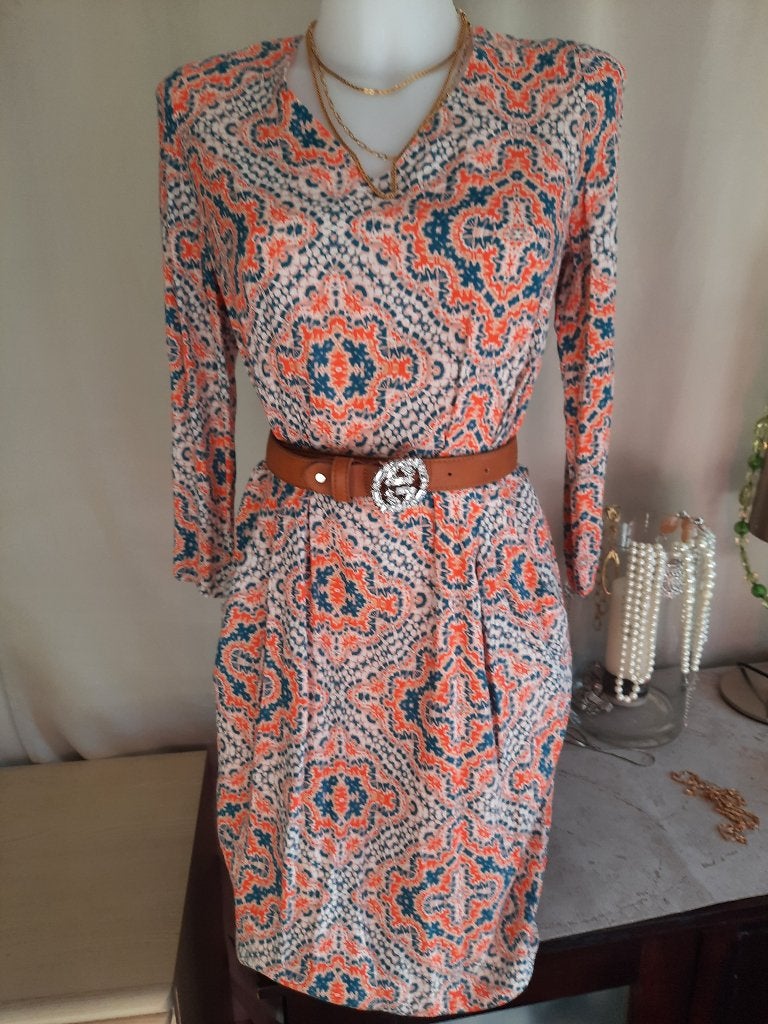Mooie jurk Van Sinequanone 40, Kleding | Dames, Maat 38/40 (M), Sinéquanone, Meerkleurig, Ophalen of Verzenden