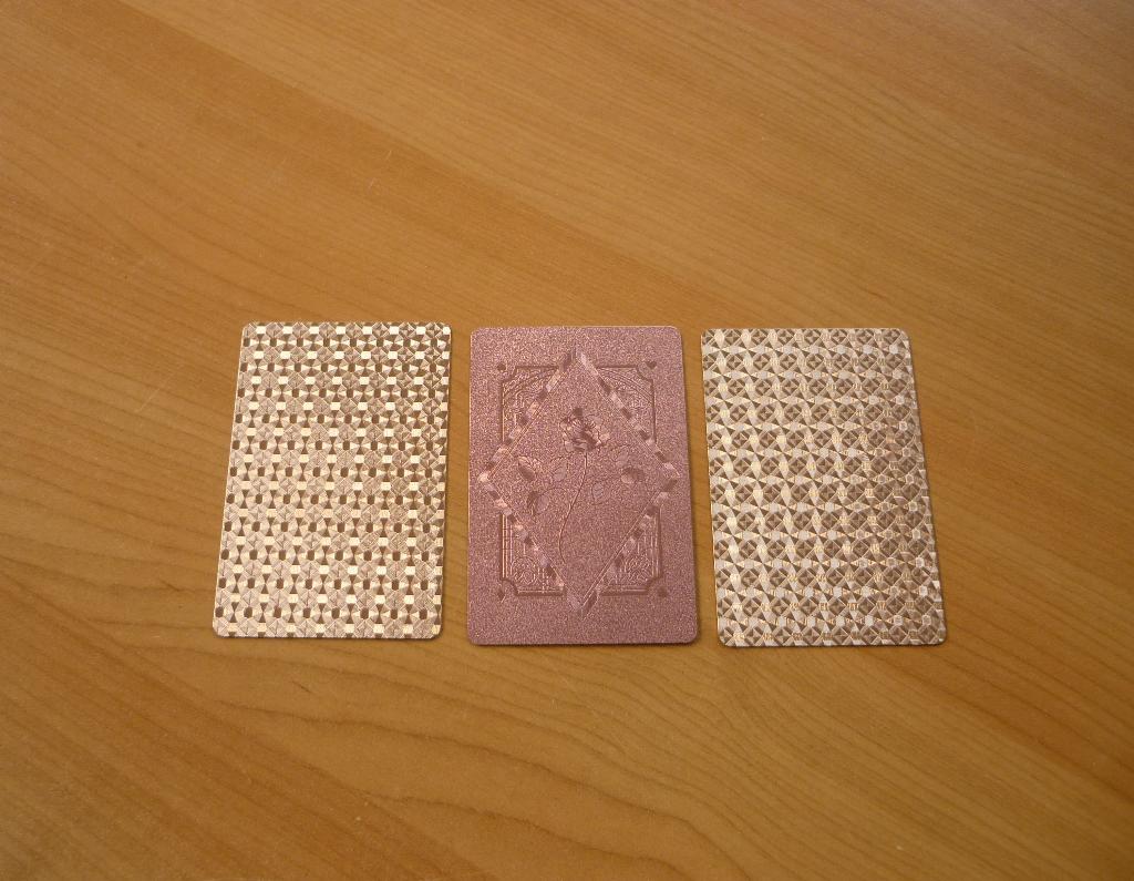 Gratis 3 Rozegoudkleurige reflector kaarten, Hobby & Loisirs créatifs, Cartes | Fabrication, Enlèvement