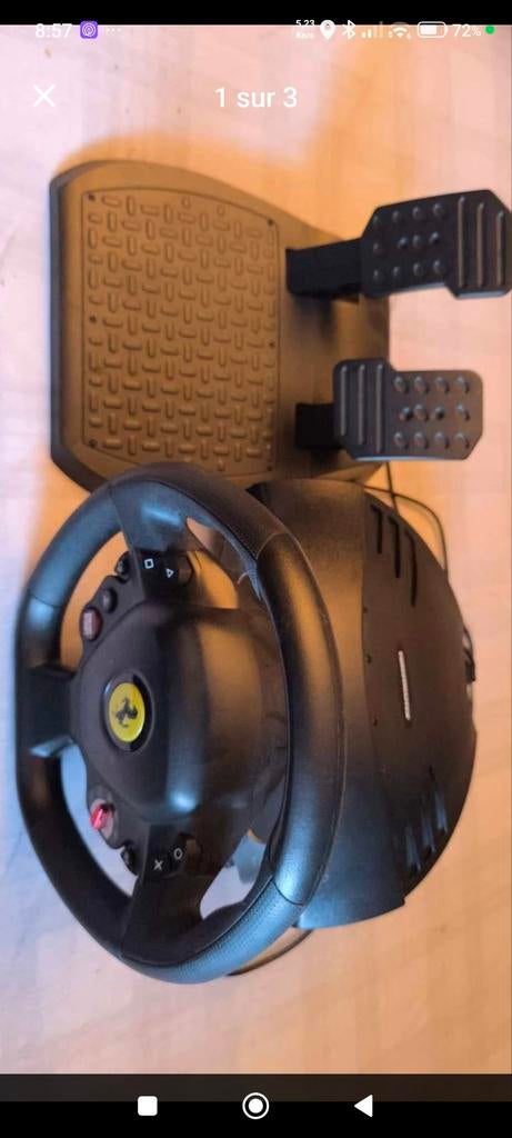Volant thrustmaster Ferrari ps4/ps5, Ophalen