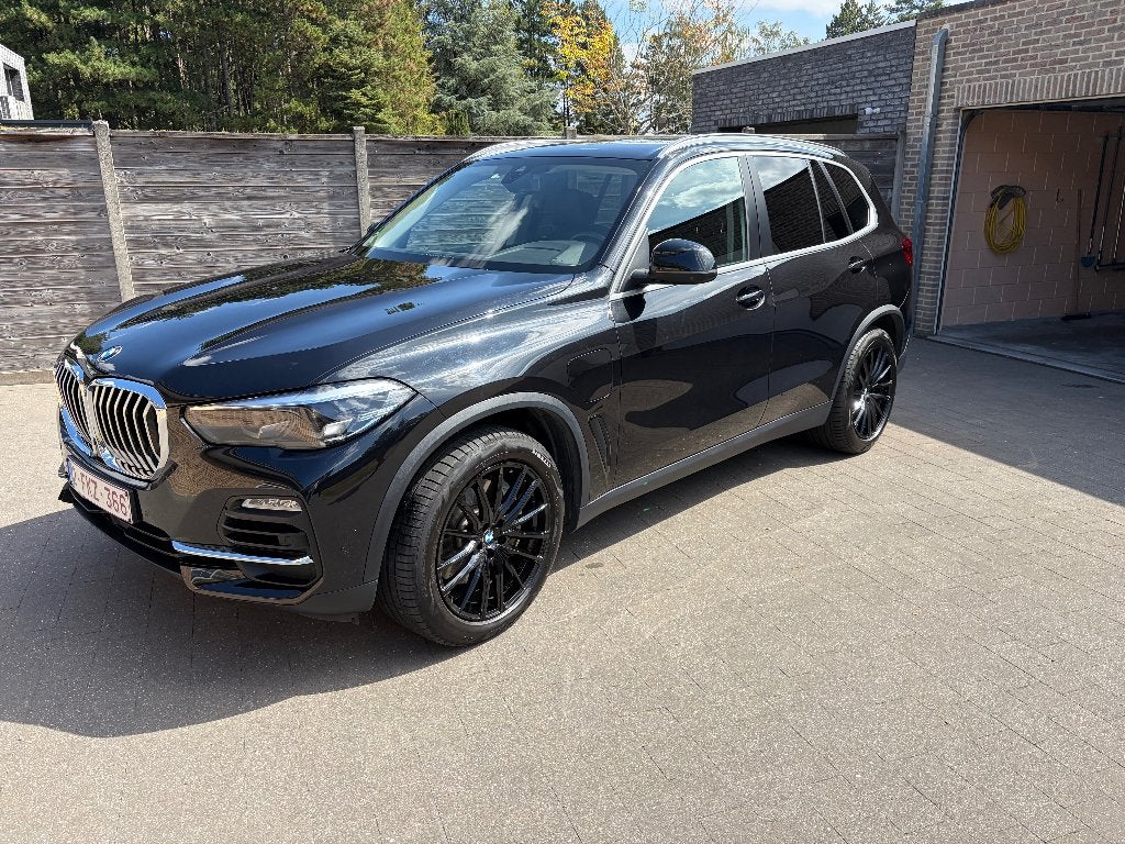 BMW X5 GO5 45e Hybrid 2020, Dealer onderhouden, Zwart, Leder, 2998 cc