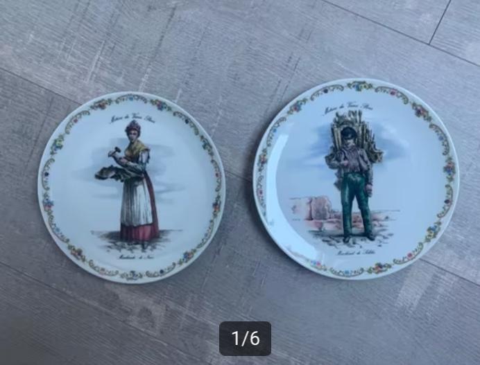 Assiettes décoratives avec tiers de vieux, Enlèvement ou Envoi