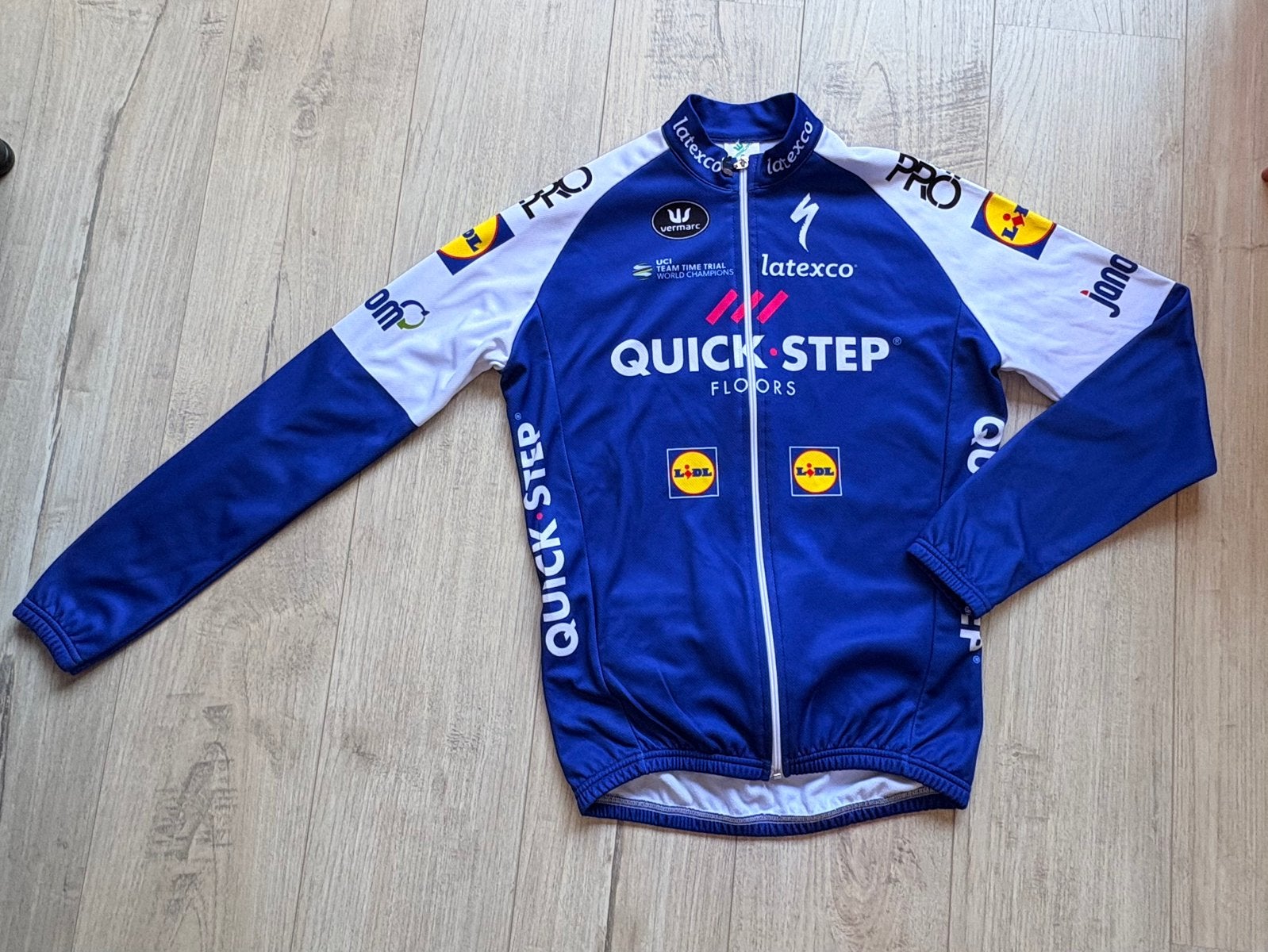 Koers truitje Quick step Vermarc maat M/48, Ophalen of Verzenden, Zo goed als nieuw, Kleding