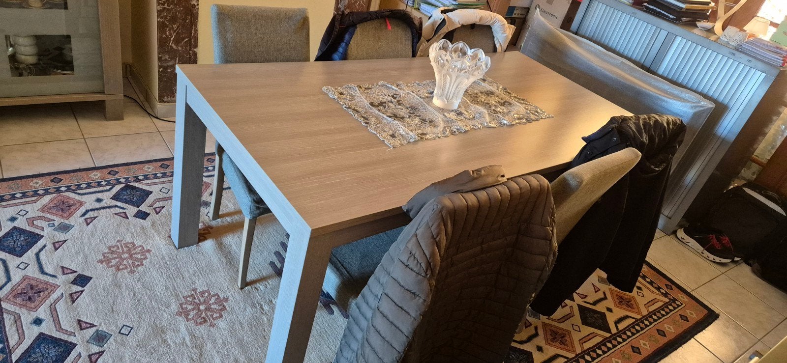 Salle à manger comme neuf, Maison & Meubles, Ameublement | Tapis & Moquettes, Enlèvement