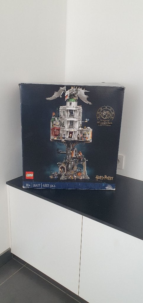 Lego Harry Potter 76417 Goudgrijp Tovenaarsbank, Enlèvement ou Envoi, Lego, Ensemble complet, Harry Potter