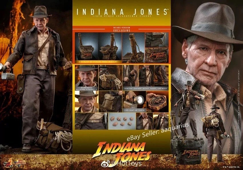 Hot toys Indiana Jones deluxe, Verzamelen, Poppetjes en Figuurtjes, Ophalen of Verzenden