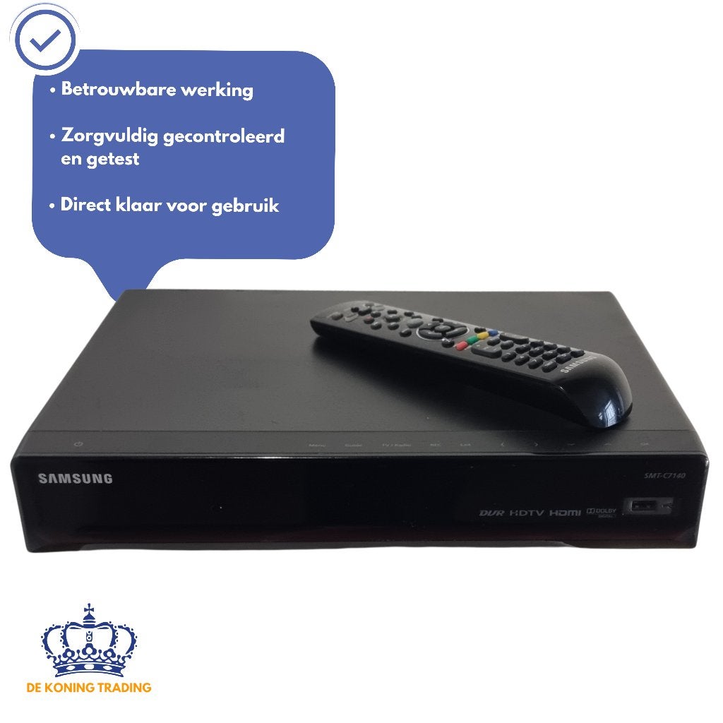 Samsung SMT-C7140 | HD Ontvanger | 320GB HDD Recorder | HDMI, TV, Hi-fi & Vidéo, Envoi, Comme neuf, Décodeur