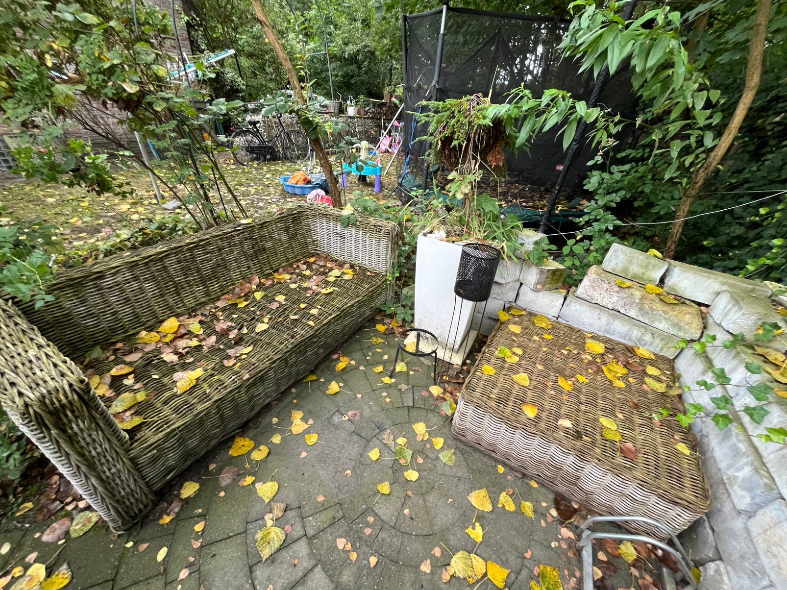 Tuinset, Ophalen, Gebruikt, 3 zitplaatsen, Bank