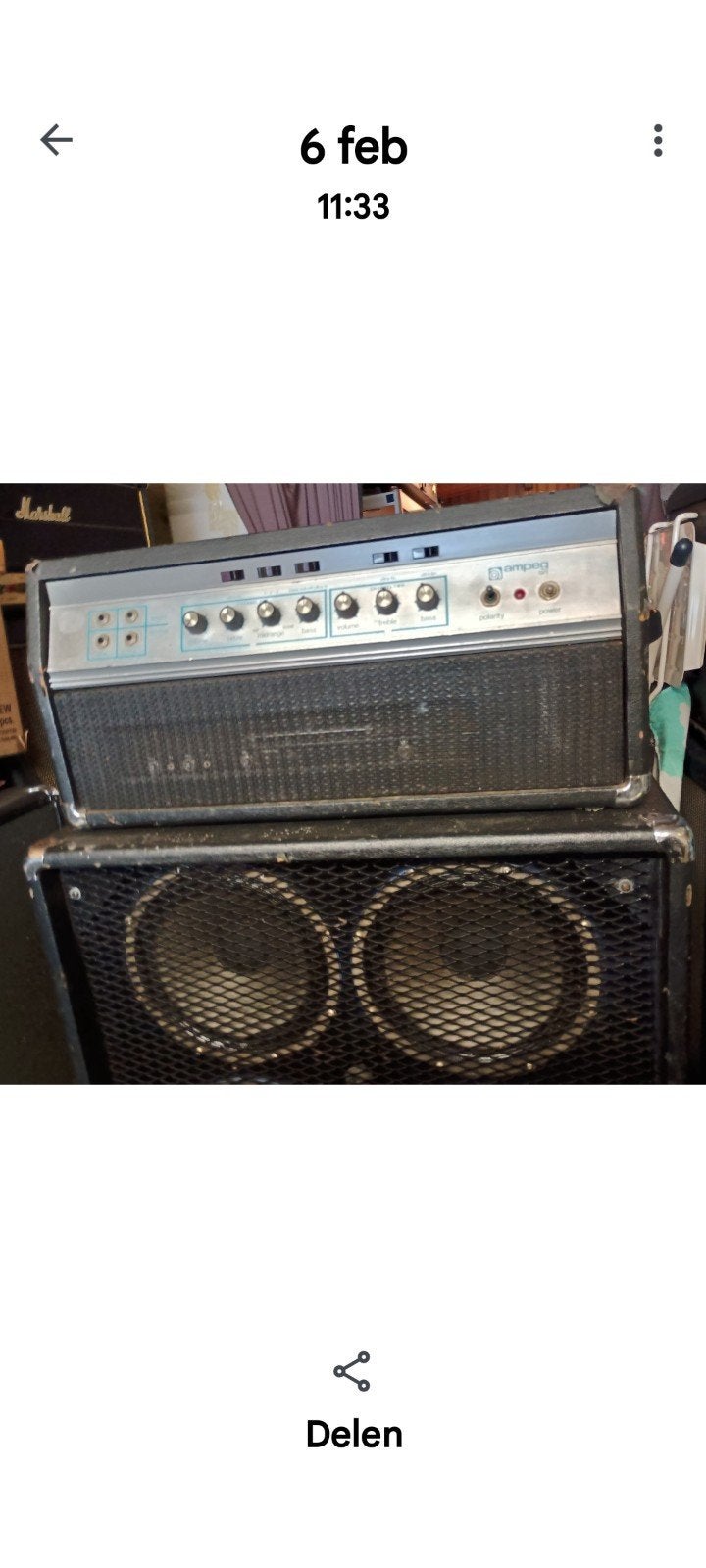 AMPEG SVT + 8X10 CAB SEVENTIES BEIDE IN FLIGHTCASE 100% ORIG, Musique & Instruments, Enlèvement ou Envoi