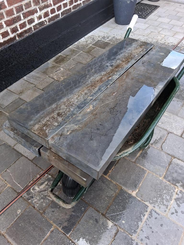 Blauwe steen, Ophalen