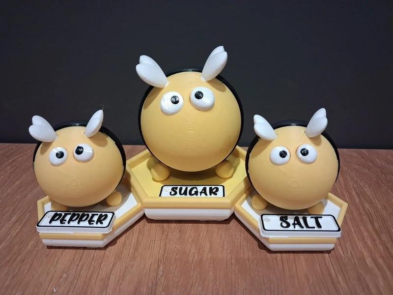 3D print: peper en zout (+ suiker), Overige typen, Geel, Nieuw, Ophalen of Verzenden