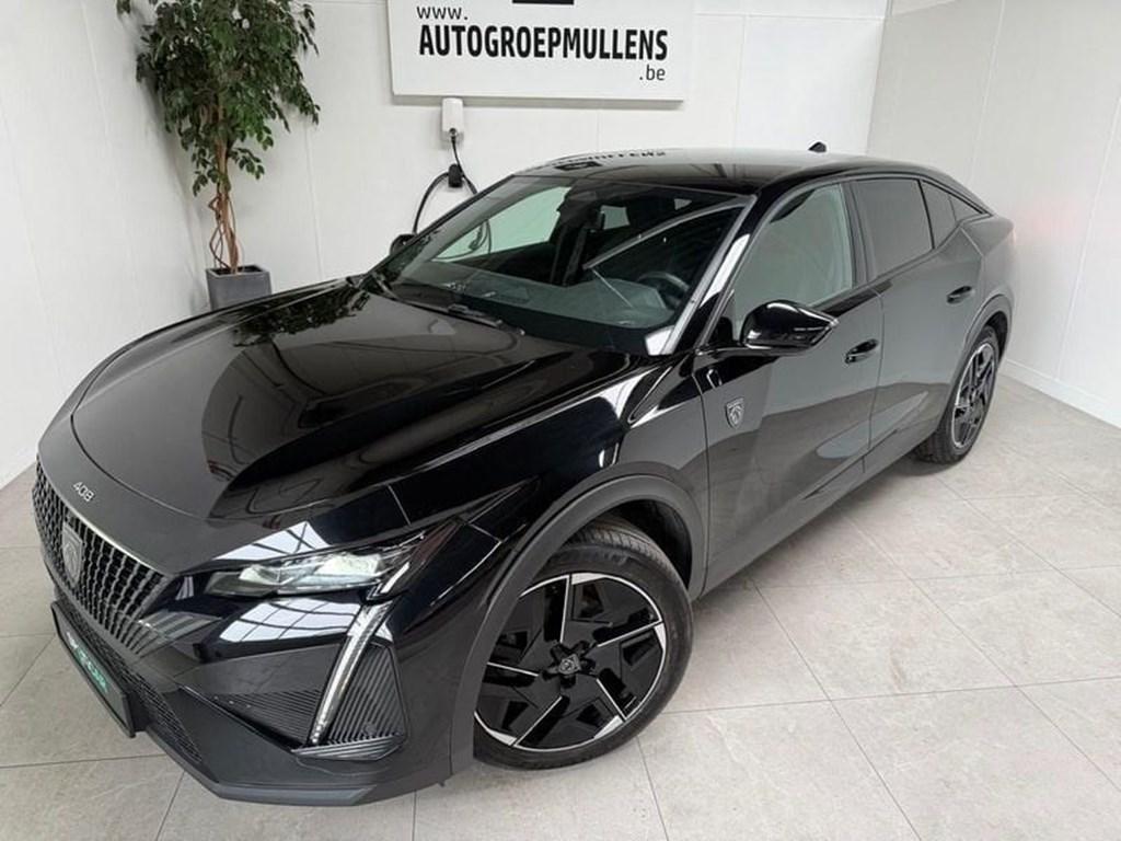 Peugeot 408 Hybrid GT e-DSC6, Auto's, Peugeot, 136 pk, Zwart, Bedrijf, 5 zetels