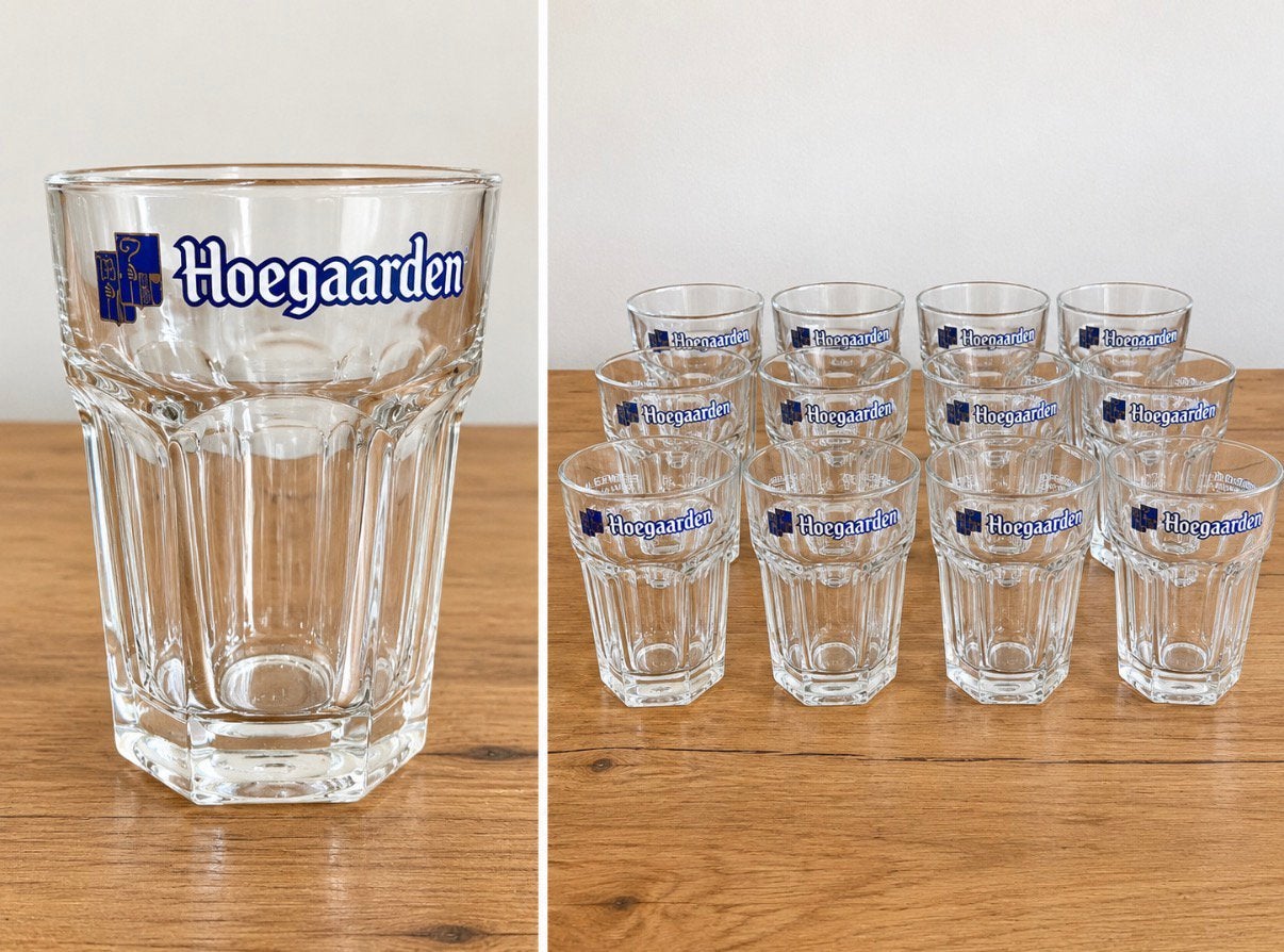 Lot 12 verres Hoegaarden, Enlèvement ou Envoi, Comme neuf