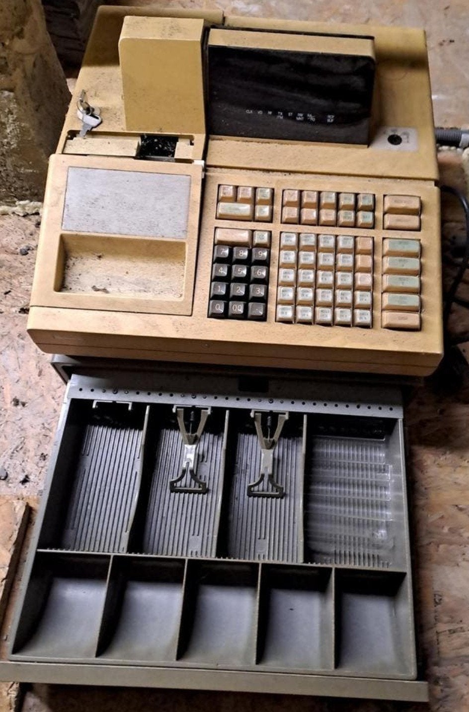 kassa omron vintage, Ophalen