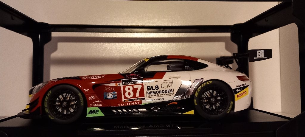 1/18 MERCEDES-AMG GT3 Team AKKA Winner GT Series Monza 2016, Enlèvement ou Envoi, Neuf, Voiture, Norev