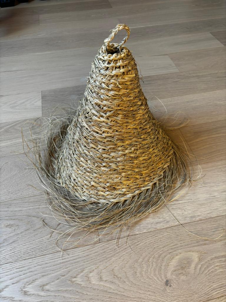 Marokkaanse zeegras lampenkap, Diversen, Kerst, Ophalen, Zo goed als nieuw