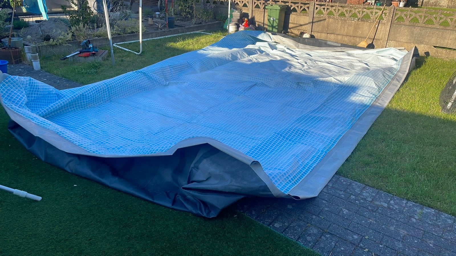 Liner intex, Ophalen, Gebruikt