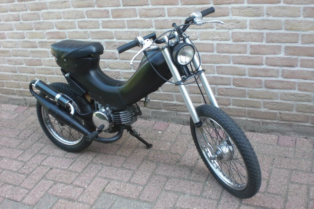 Honda PX 50 Custom klasse B mat zwart, Ophalen, Overige modellen, 49 cc, Klasse B (45 km/u)
