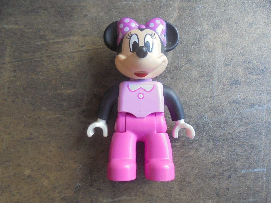 Lego Duplo Disney Figure Minnie Mouse (zie foto's), Enlèvement ou Envoi, Utilisé, Briques en vrac, Disney