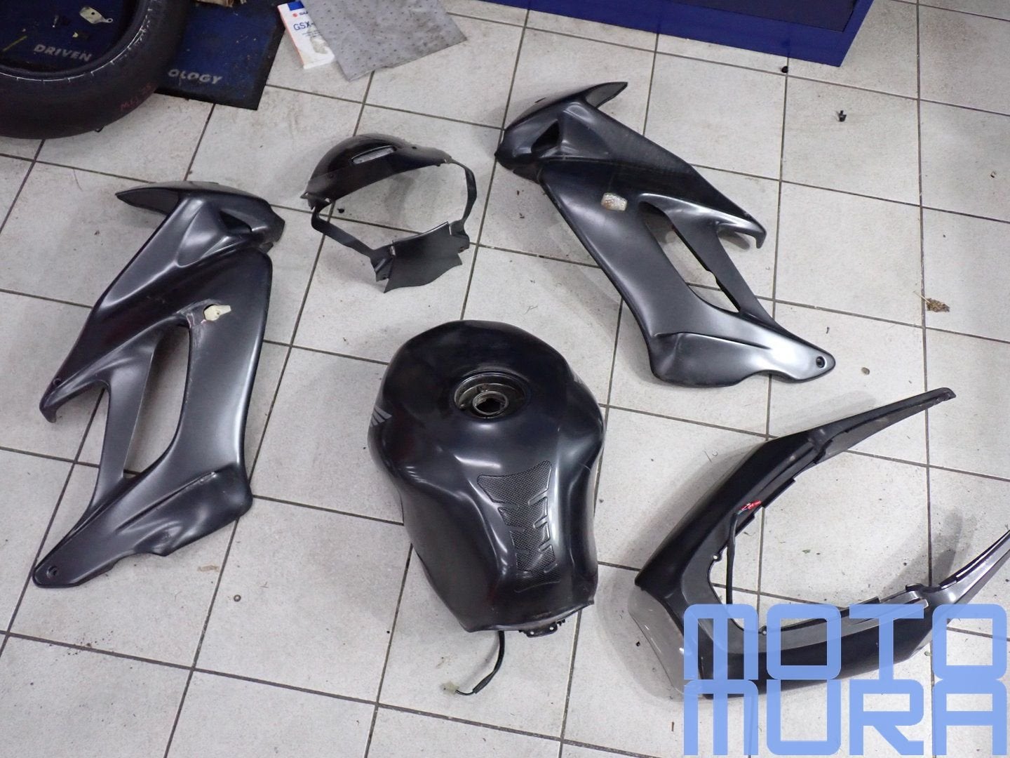 Carénages et réservoir Honda VTR 1000 F 2001–2006 VTR1000F F, Motos, -, Utilisé, -, -