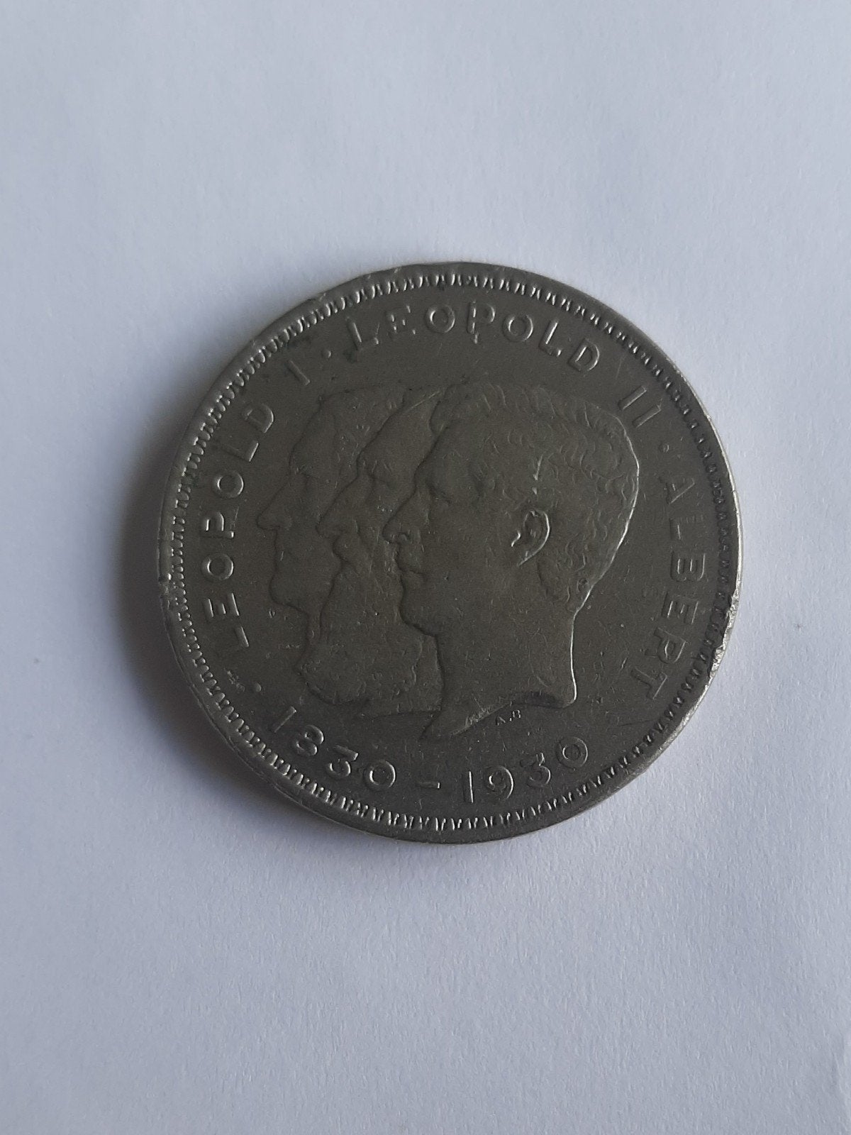 Albert II - 100 francs/2 belga 1930 Vol post a, Envoi