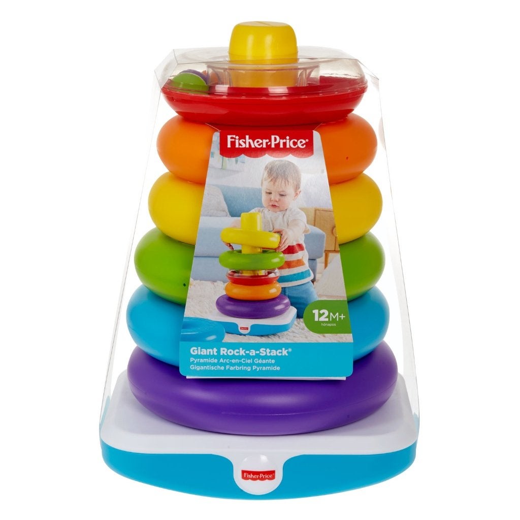 Fisher Price Grote Kleuren Ringpiramide, Enlèvement, Comme neuf