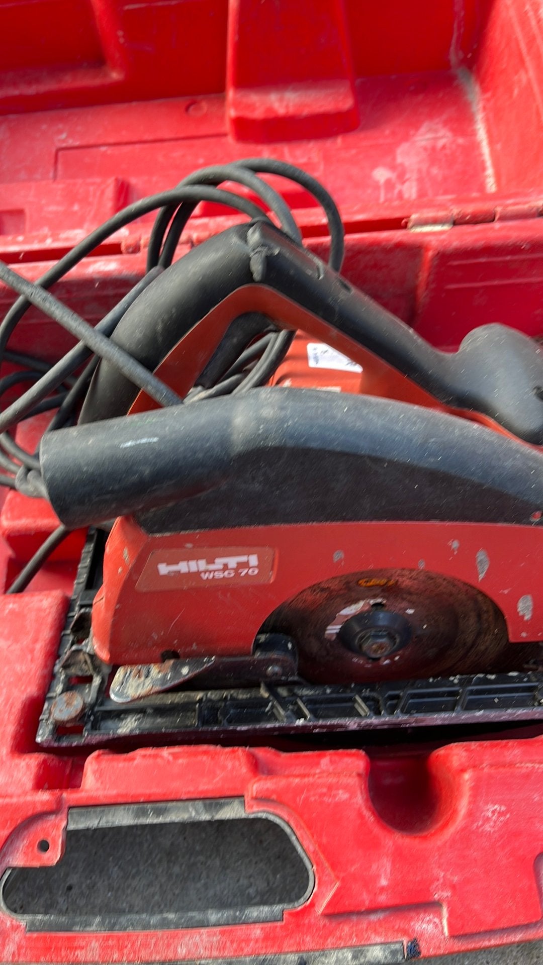Scie circulaire Hilti WSC70., Ophalen, Gebruikt