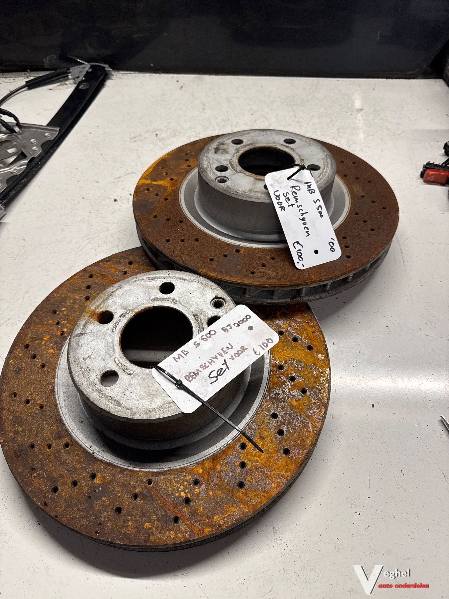Mercedes S500 bouwjaar 2000 geventileerde Remschijven set Vo, -, Utilisé, -, -
