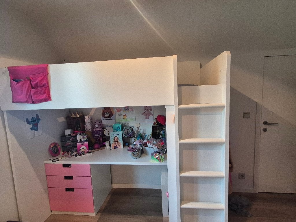 Complete meisjesslaapkamer, Huis en Inrichting, Slaapkamer | Complete slaapkamers, Ophalen, Zo goed als nieuw, Eenpersoons, Meisje