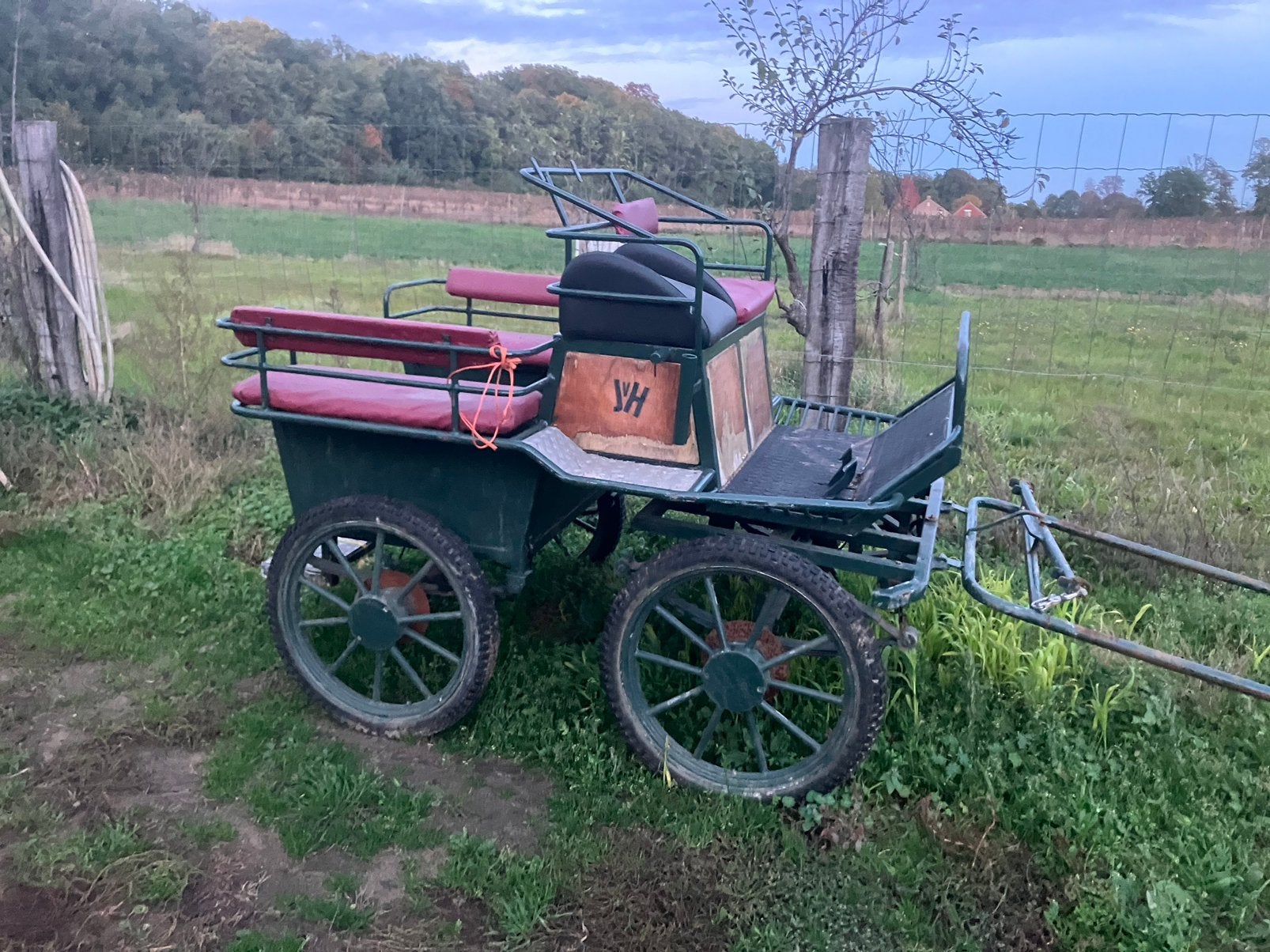 Koets,marathonwagen, Gebruikt, Marathonwagen, Paard of Pony