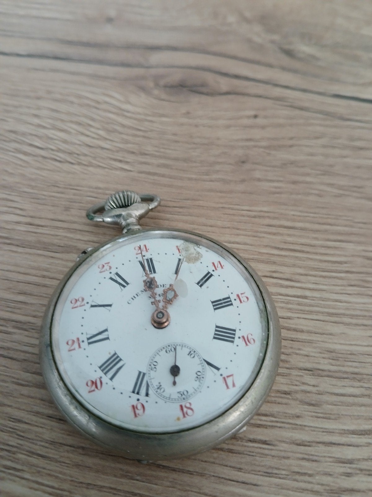 montre de poche, Enlèvement, Montre de poche