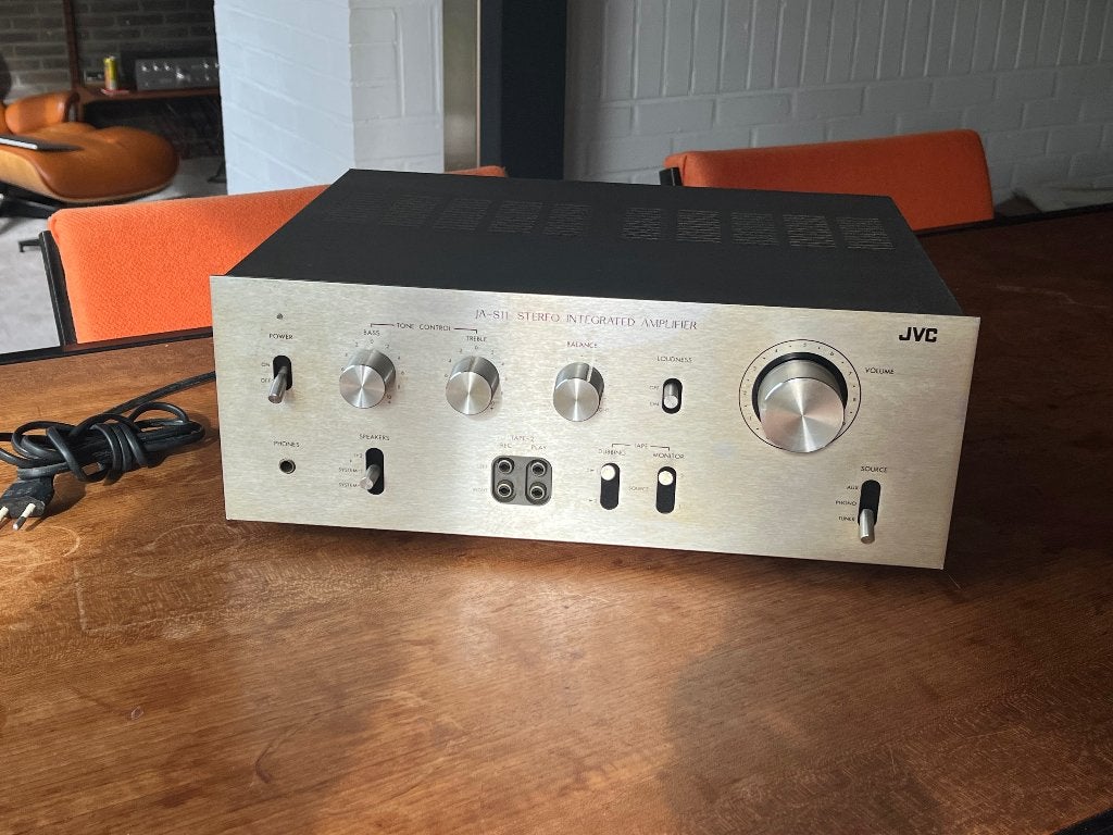 JVC JA-S11 vintage versterker, Audio, Tv en Foto, Versterkers en Ontvangers, Ophalen of Verzenden, Gebruikt, Stereo, JVC