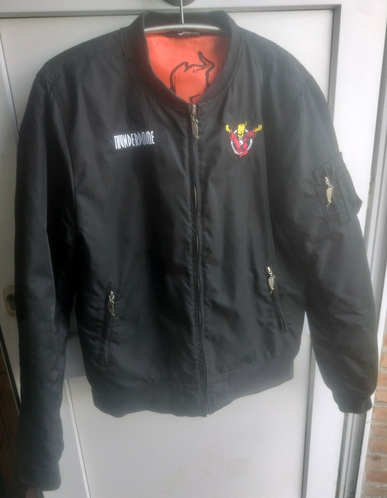 THUNDERDOME - DIE HARD limited edition bomber XL (2012), Kleding | Heren, Thunderdome, Zwart, Maat 56/58 (XL), Ophalen of Verzenden