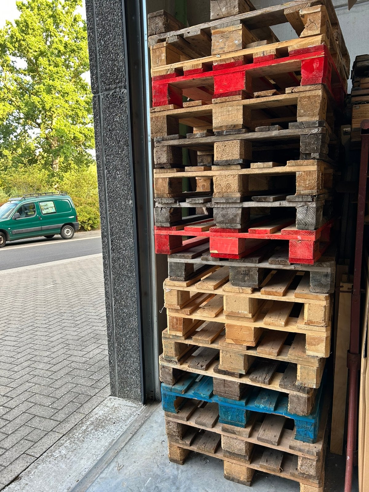 Europaletten (europalet), Ophalen, Gebruikt, Pallet