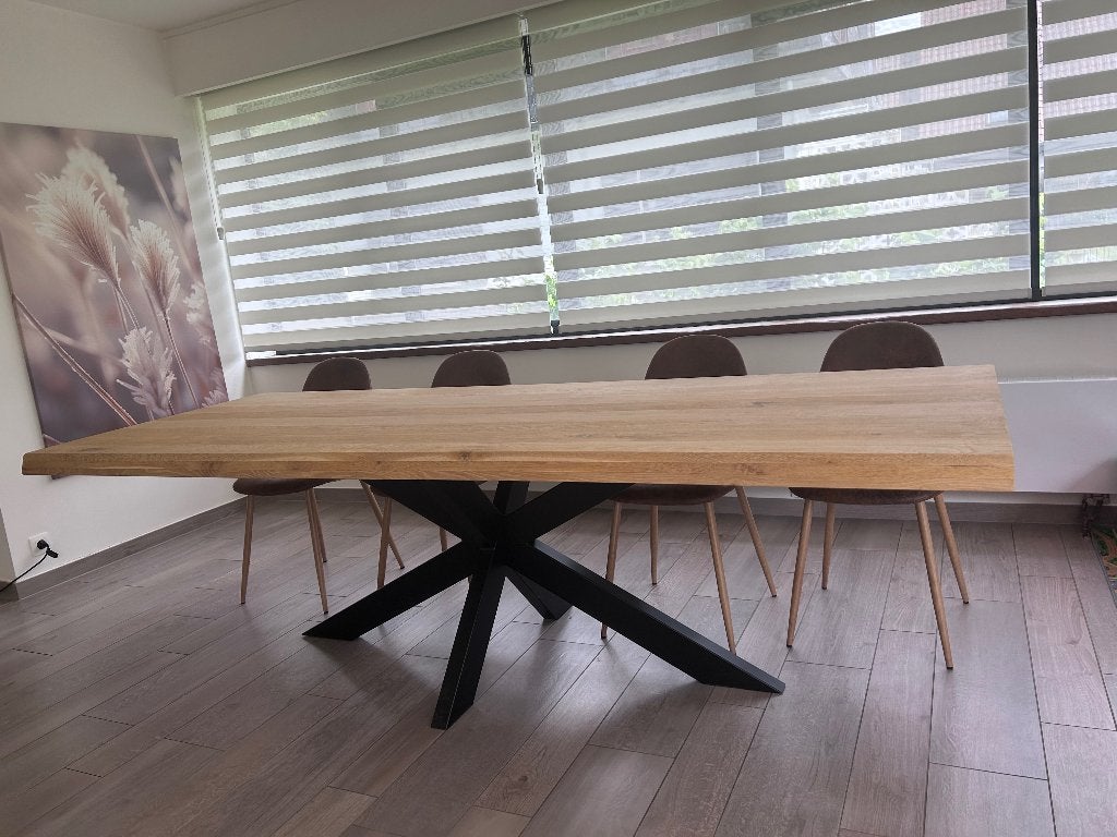 Eettafel NIEUW, Huis en Inrichting, Ophalen, Eikenhout, 50 tot 100 cm, Vijf personen of meer