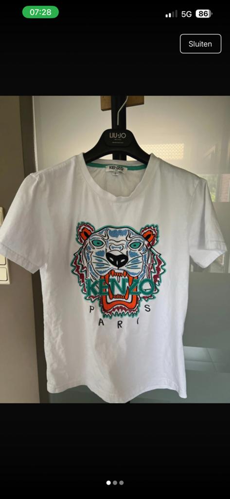 T shirt kenzo, Kleding | Dames, T-shirts, Ophalen of Verzenden, Zo goed als nieuw, Maat 36 (S), Korte mouw