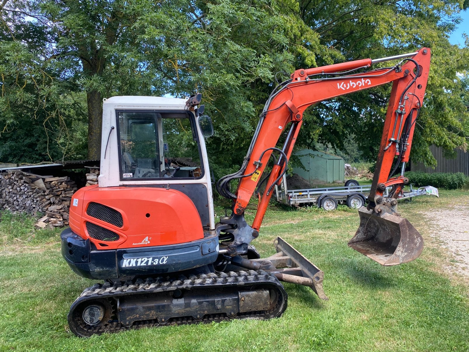 Kubota 4t minigraafmachine, kx121-3alpha 5900h, Ophalen, Graafmachine