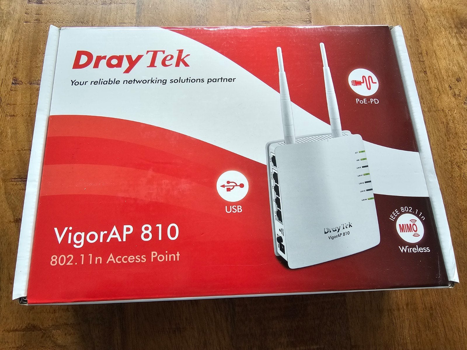 DrayTek VigorAP 810 Access Point, Computers en Software, Ophalen, Zo goed als nieuw