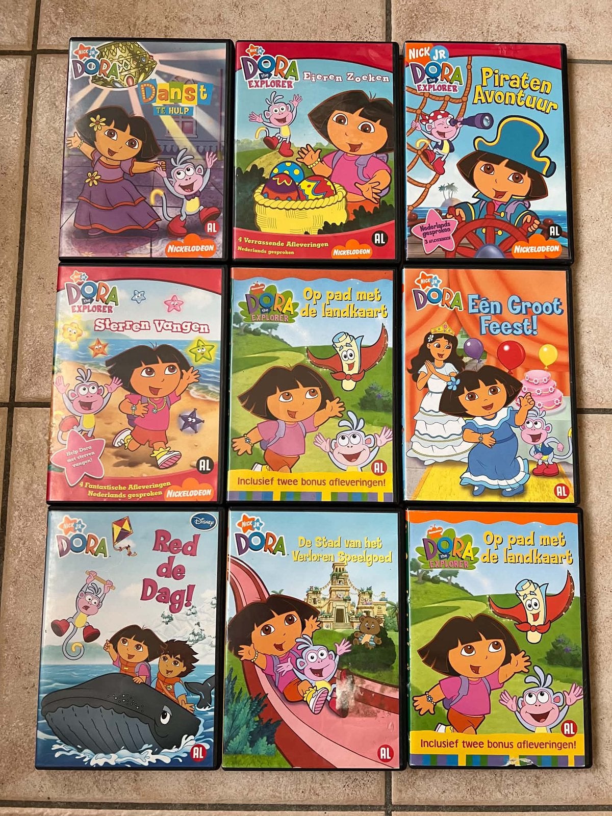9 dora the explorer dvd’s, Cd's en Dvd's, Ophalen of Verzenden