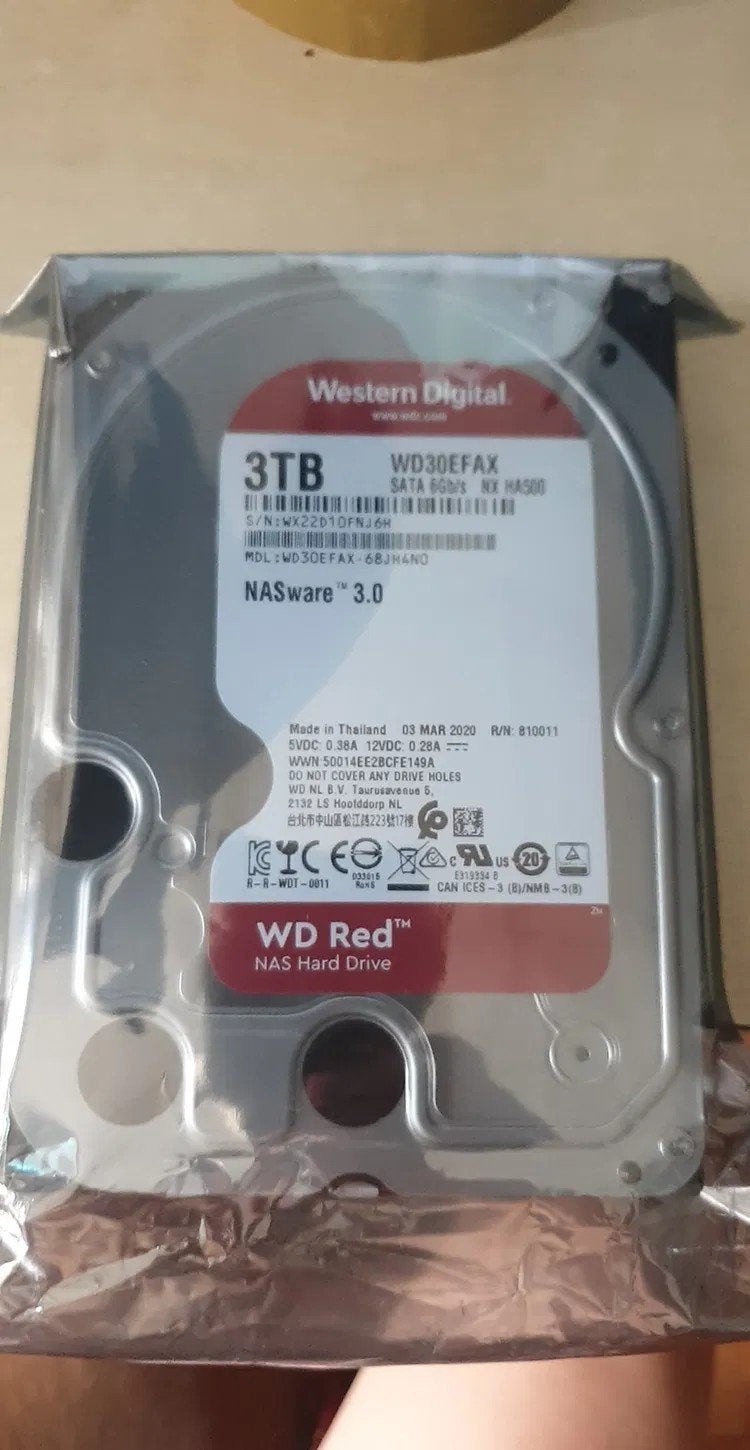 Western Digital Red 3TB HDD (WD30EFRX) - Synology QNAP NAS, Computers en Software, Ophalen of Verzenden, Desktop, NAS, HDD
