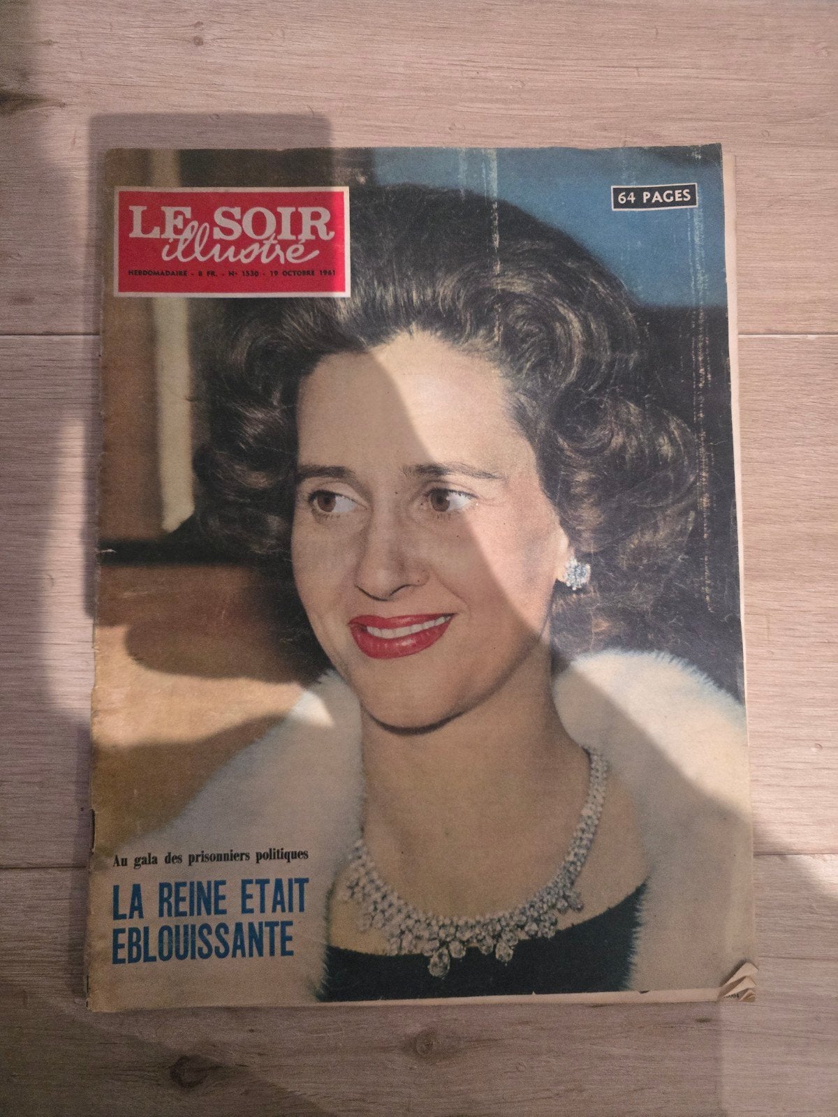 Le Soir Illustré nr. 1530 — 19 oktober 1961 — De koningin we, Boeken, Ophalen of Verzenden